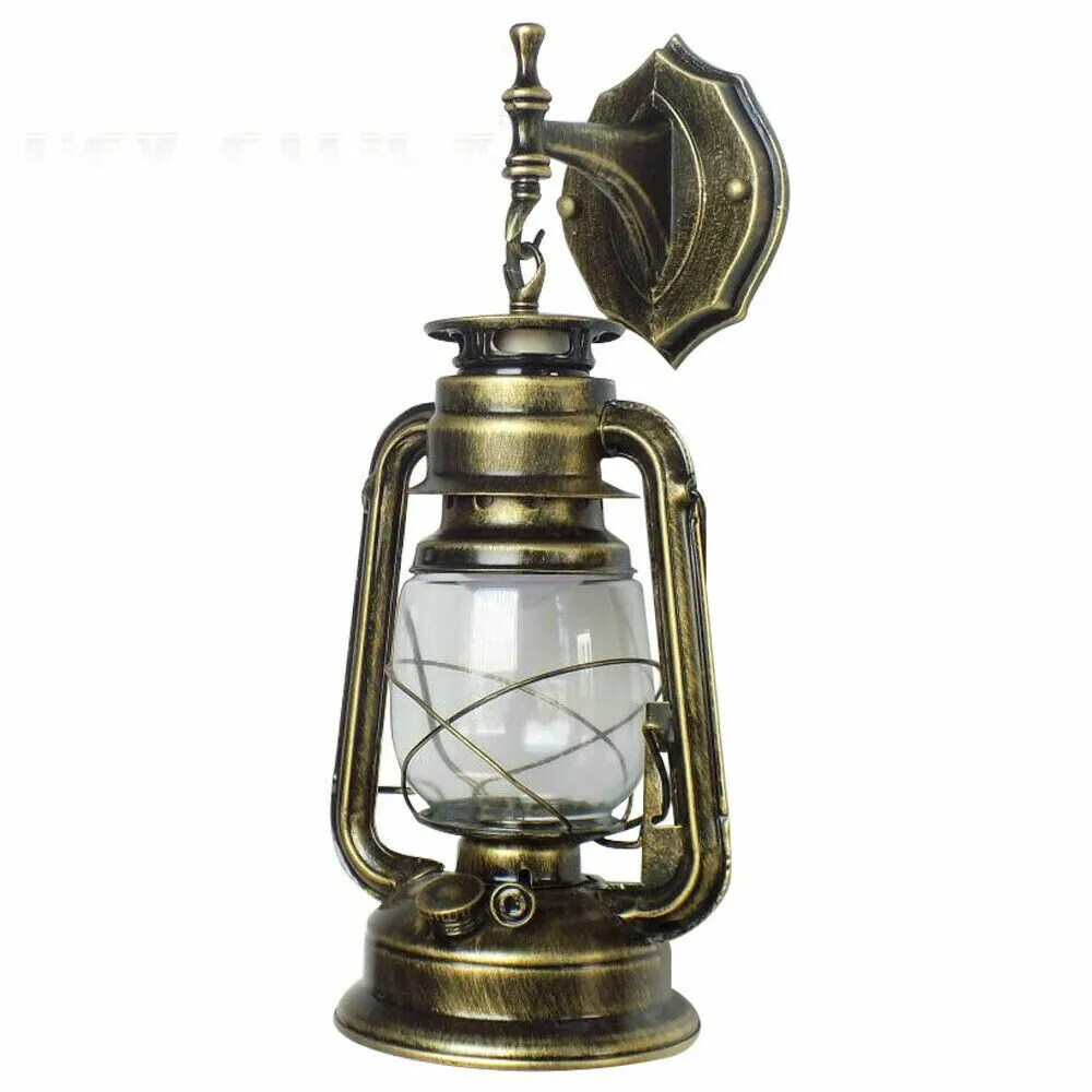 Indoor Garden Lamp Antique Exterior Wall Light Bronze