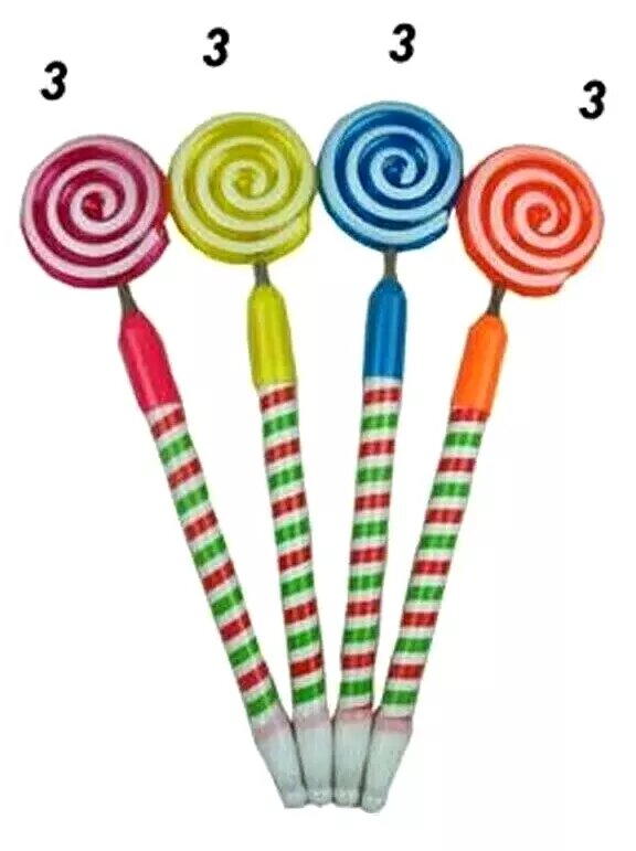 Kitcheniva 12 Pcs Light Up Lollipop Pen BallPoint