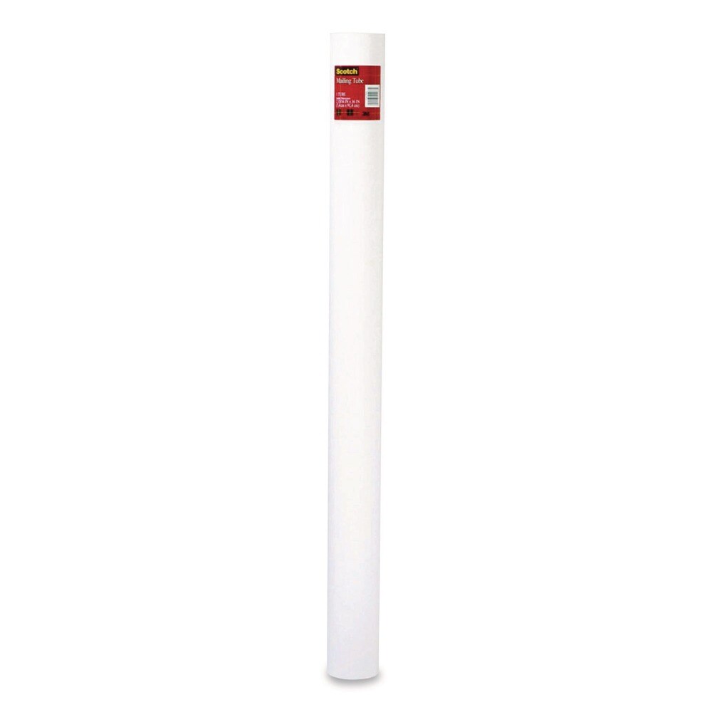 Scotch Mailing Tube 36&#x22; Long 3&#x22; Diameter White
