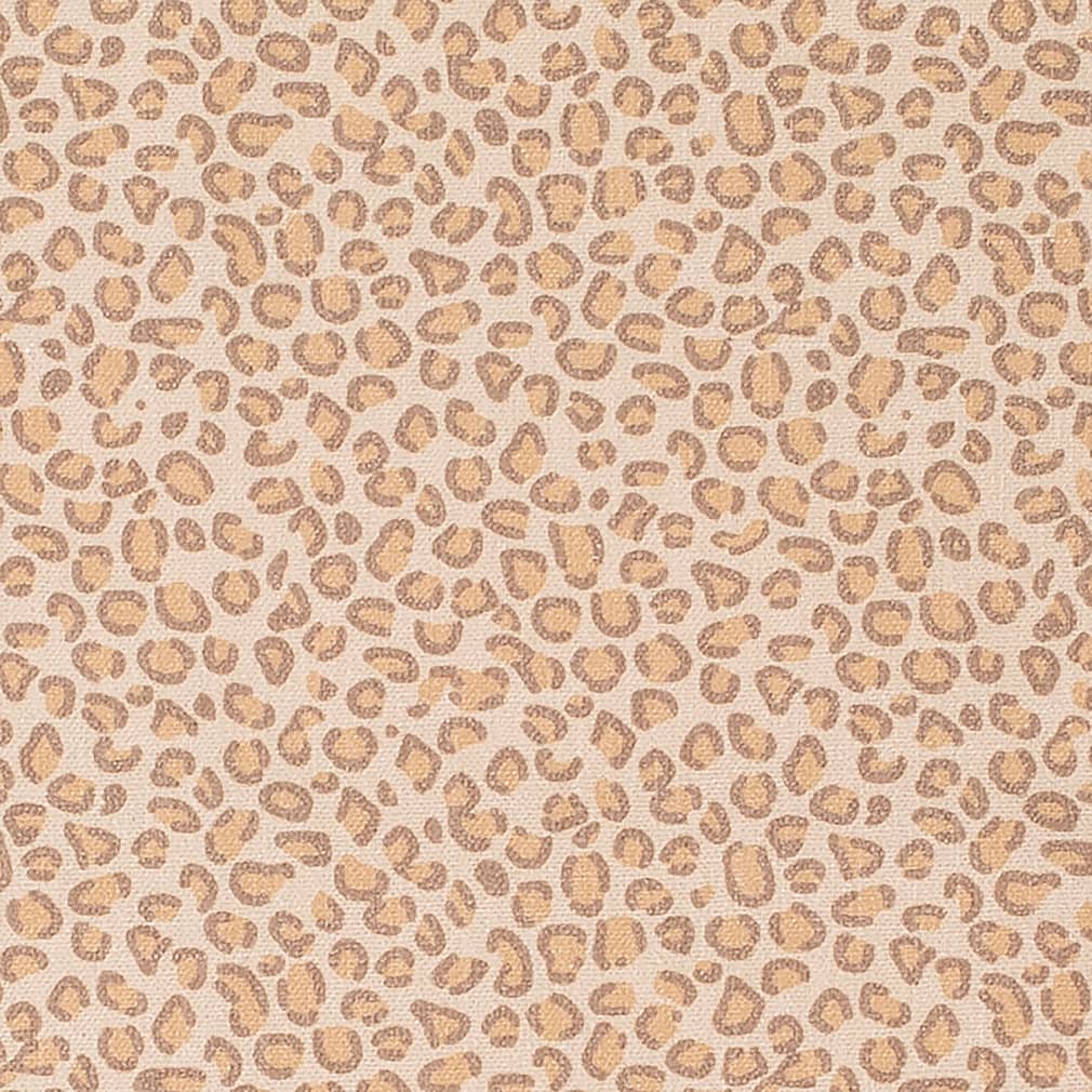 Flax - Brown Animal Print,Small Scale Upholstery Fabric 54 Inches"