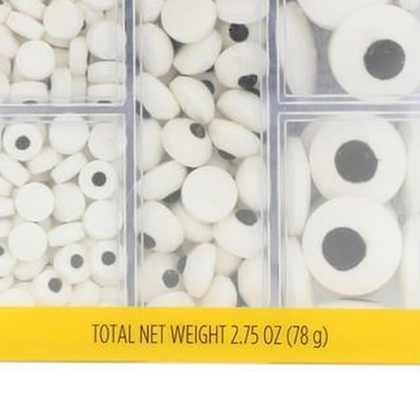 Wilton Edible Black and White Candy Eyeballs for Cakes Cookies Cupcakes 2.75 Ounce