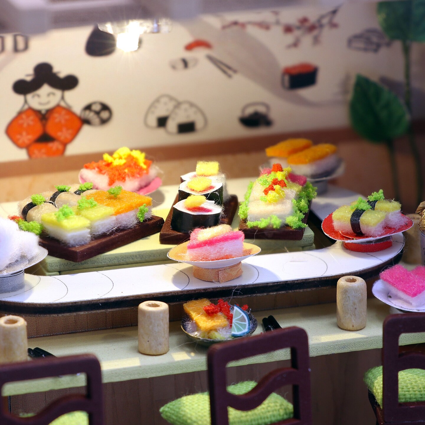DIY Miniature House Kit - Sushi House