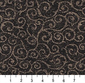 Raven - Black Small Scale Upholstery Fabric 54 Inches&#x22;