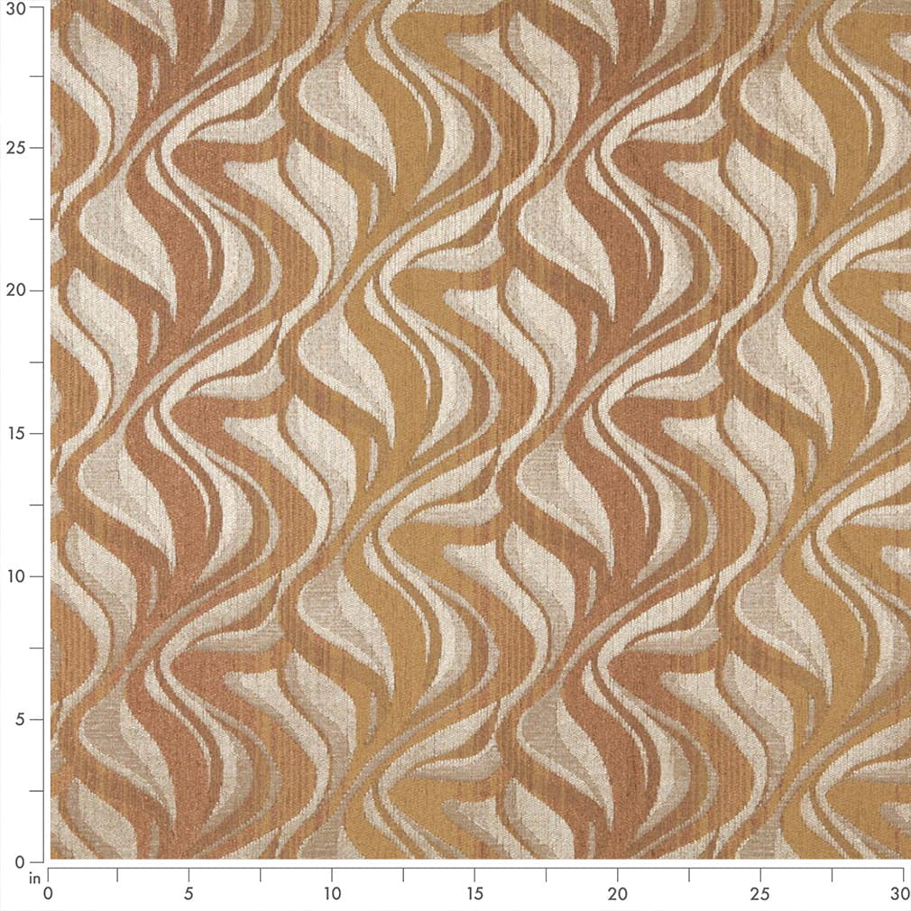 Desert - Brown Abstract Geometric Upholstery Fabric 54 Inches"