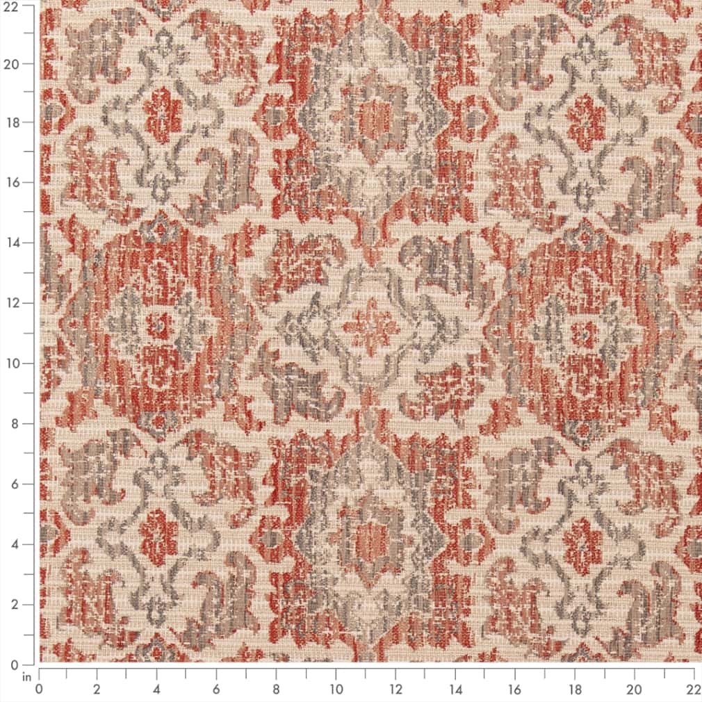 Upholstery Fabric - Coral &#x26; Peach,Pink Damask Upholstery Fabric 54 Inches&#x22;