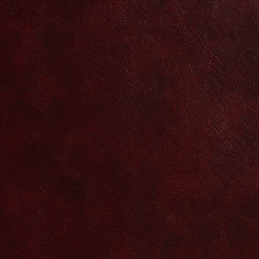 Port - Red & Burgundy Leather Grain,Plain & Solid Upholstery Fabric 54 Inches"