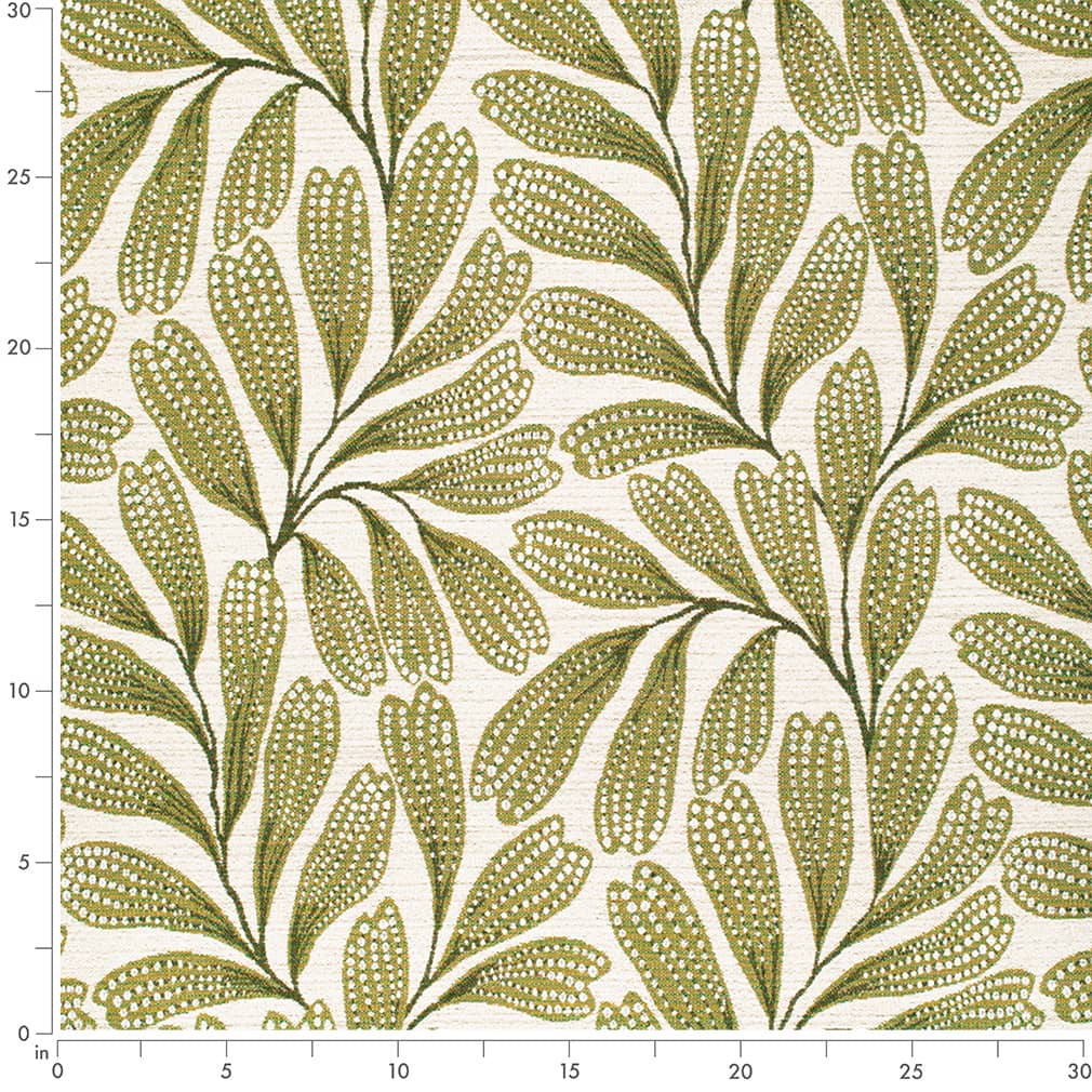 Upholstery Fabric - Green Abstract & Geometric,Leaves Upholstery Fabric 54 Inches"