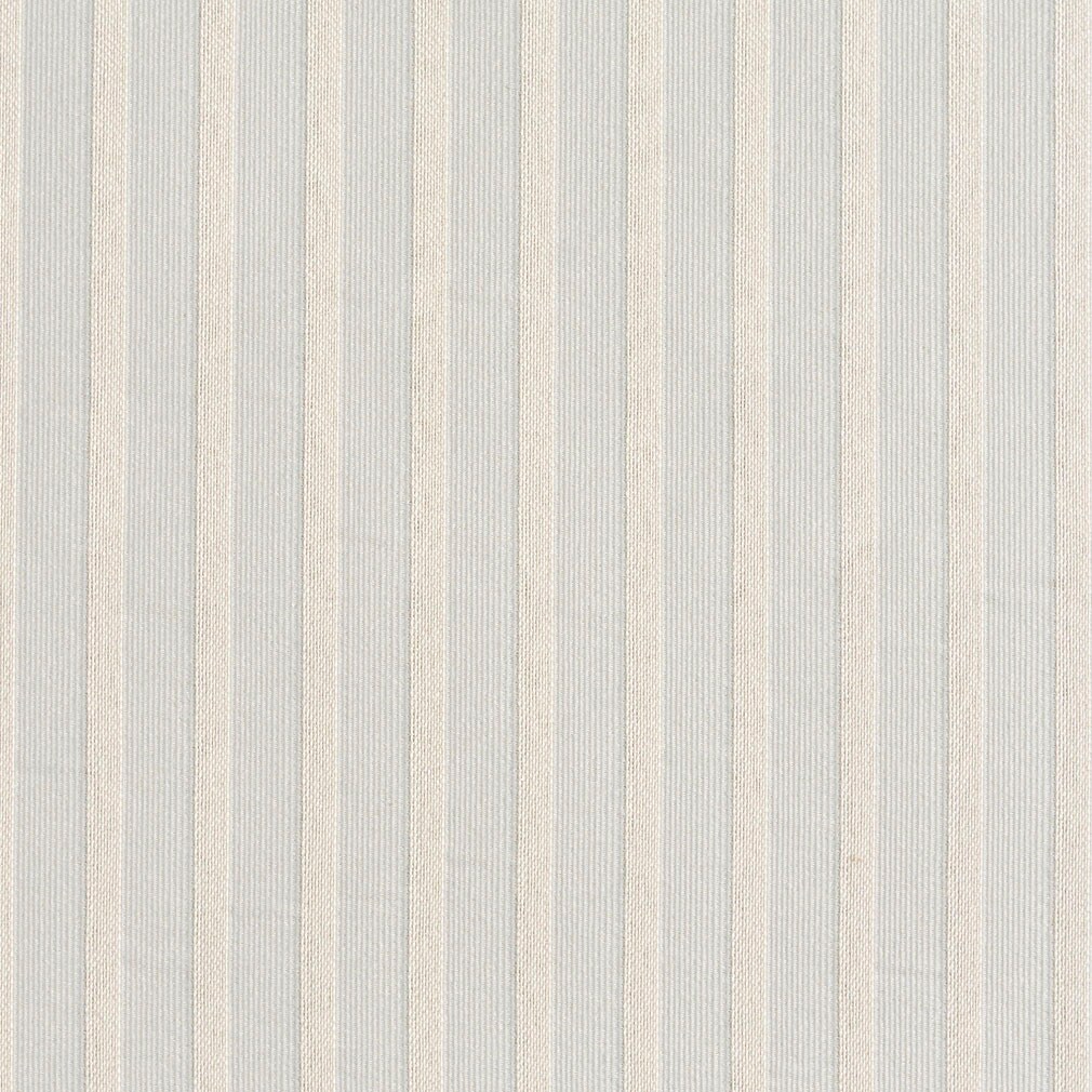 Oyster/Stripe - White & Ivory Stripe Upholstery Fabric 54 Inches"