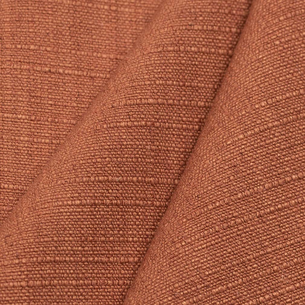 Ginger - Orange & Rust Plain & Solid Upholstery Fabric 54 Inches"