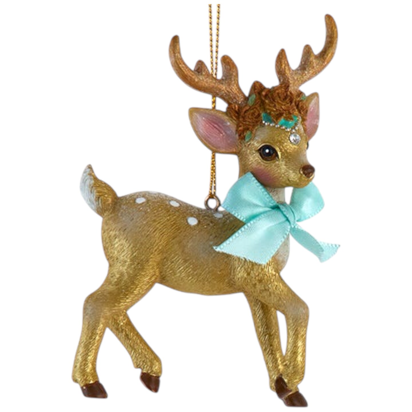 Charming Doe Reindeer Ornament - Approximately 4 Inches