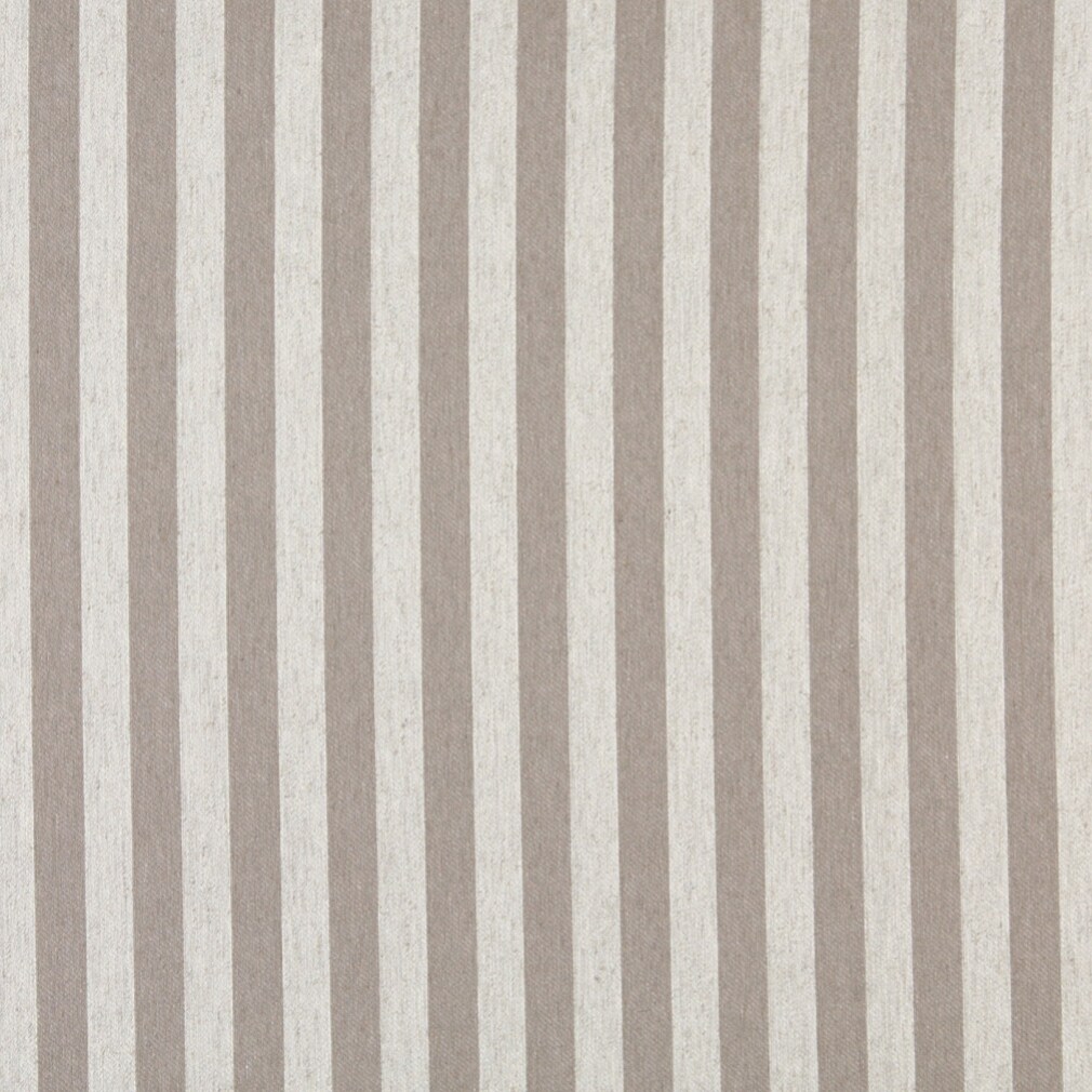 Upholstery Fabric - Beige & Taupe Stripe Upholstery Fabric 54 Inches"