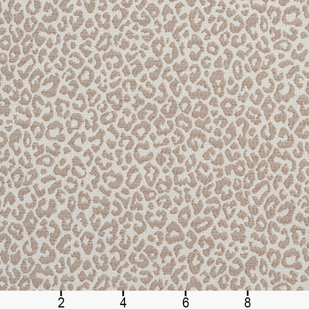 Taupe - Beige & Taupe Animal Print,Small Scale Upholstery Fabric 54 Inches"
