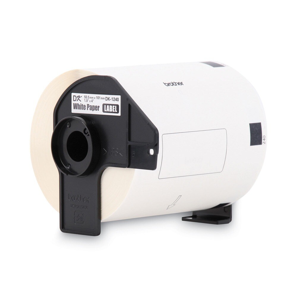 Brother 1.9 in. x 4 in. Die-Cut Shipping Labels - White (1-Roll