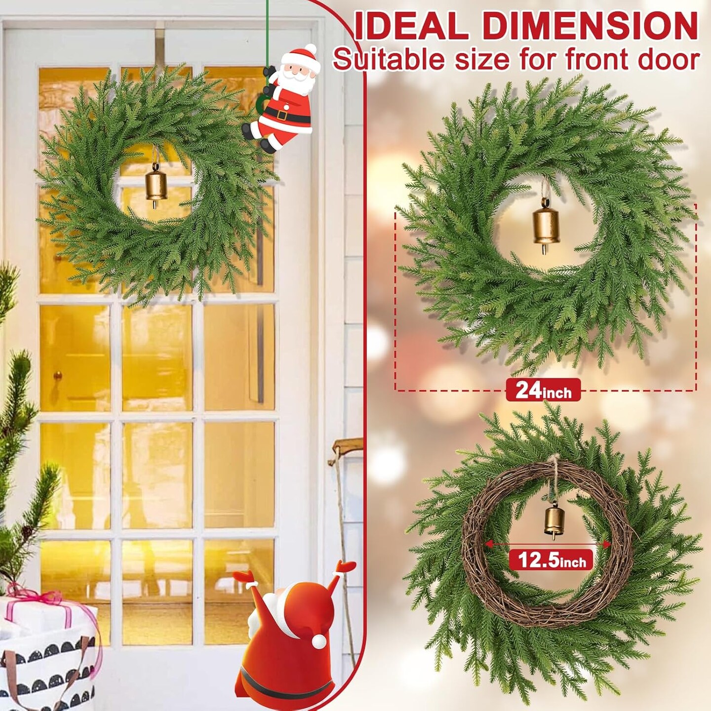 Christmas Wreaths for Front Door