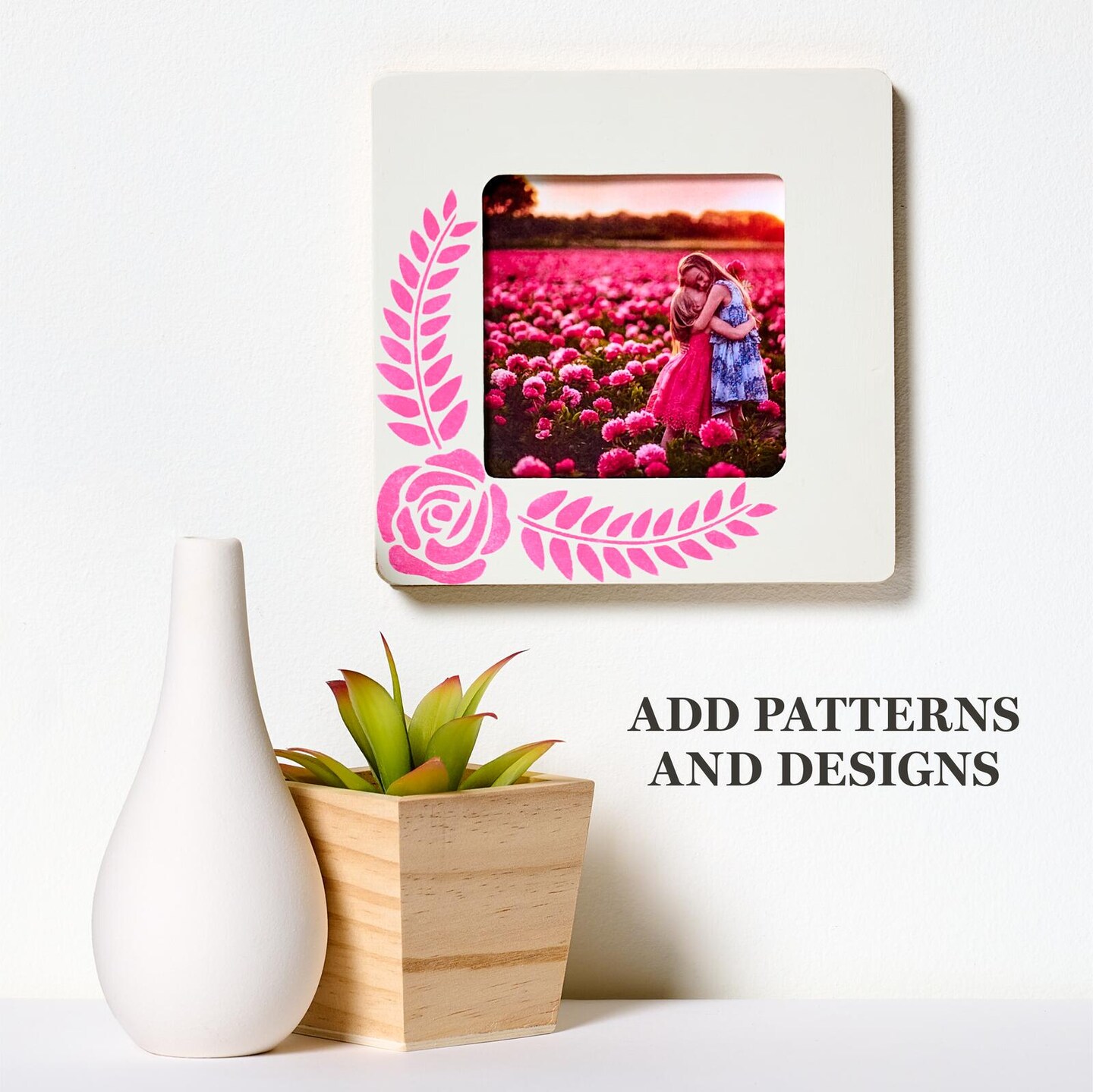 Martha Stewart&#x2122; 4&#x22; x 4&#x22; Hardwood Square Frames - 6 pc. - 68706