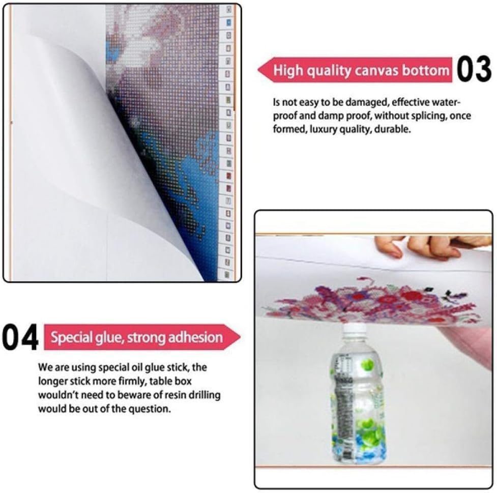 5D Coconut Tree Diamond Art Beach Sunset Diamond Painting Kit for Adults, DIY Full Drill Crystal Rhinestone Arts and Crafts (s12X12)