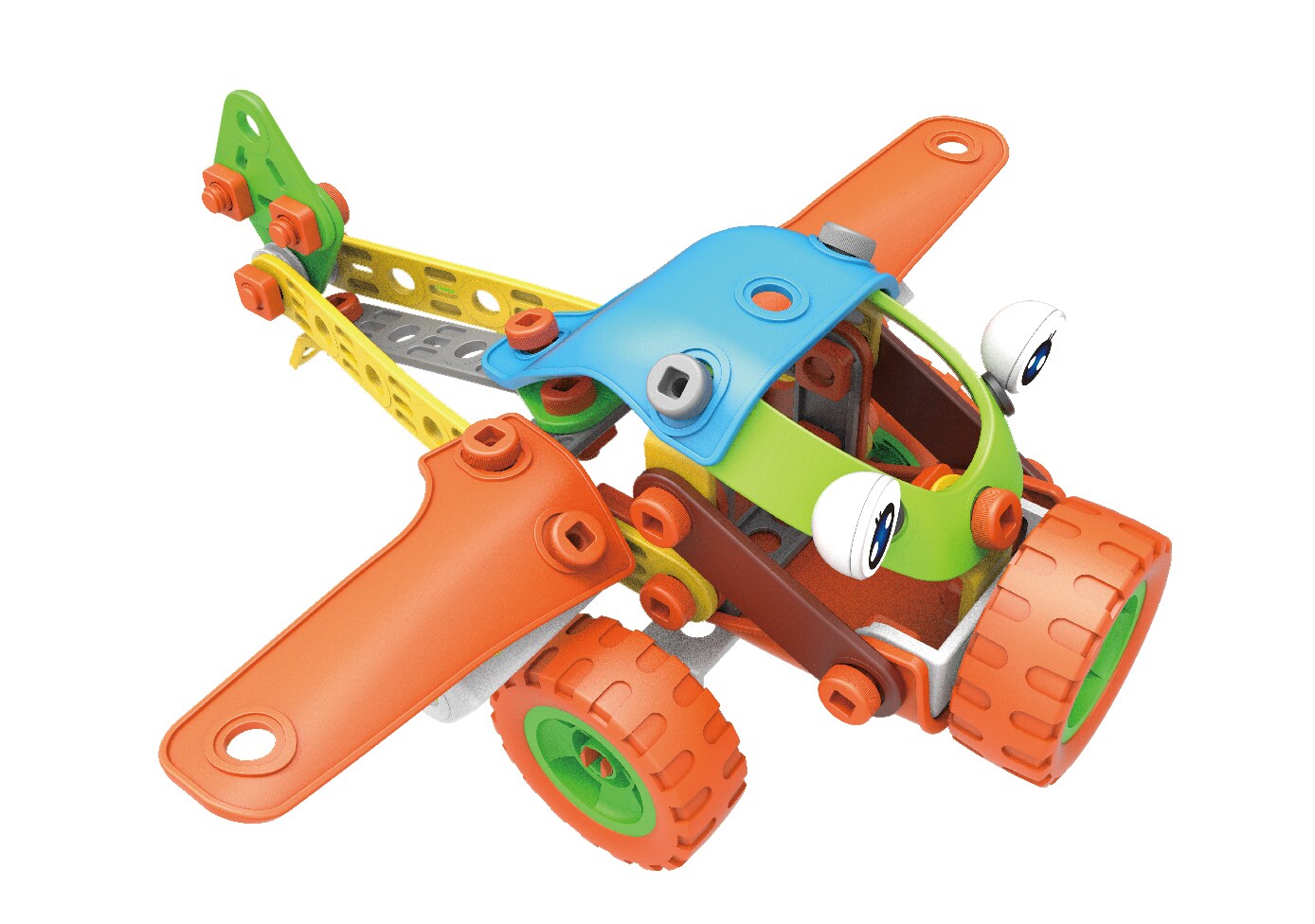 Black+Decker Constructor - 5 Models In 1 Includes: 136 Plastic Pcs to Build 5 Different Models