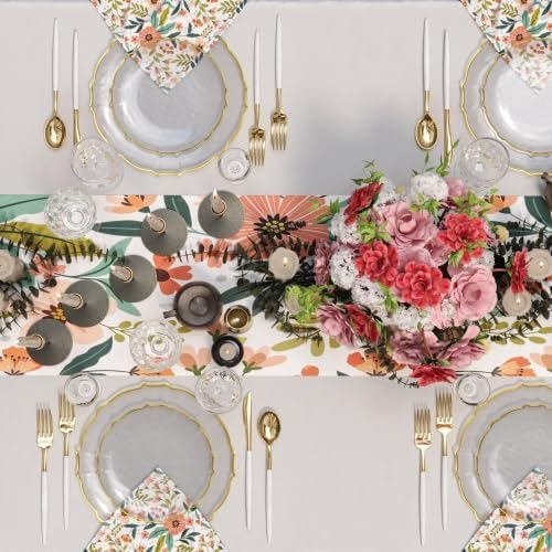 Trendables Plastic Plates for Party Fancy Plastic Dinner Plates For Guest 7.5 inch Dessert Plates &#x26; 10 Inch Thin Delicate Disposable Dinnerware Charger Plate Set
