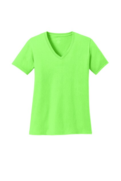 Port Company&#xAE; Women&#x2019;s Core Cotton V-Neck T-Shirt