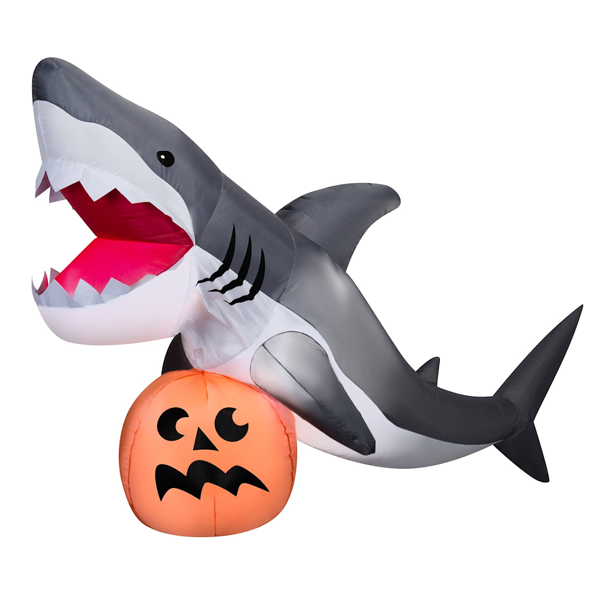 Giant 7.5′ Shark Halloween Inflatable – Lighted, Animated & Roaring ...