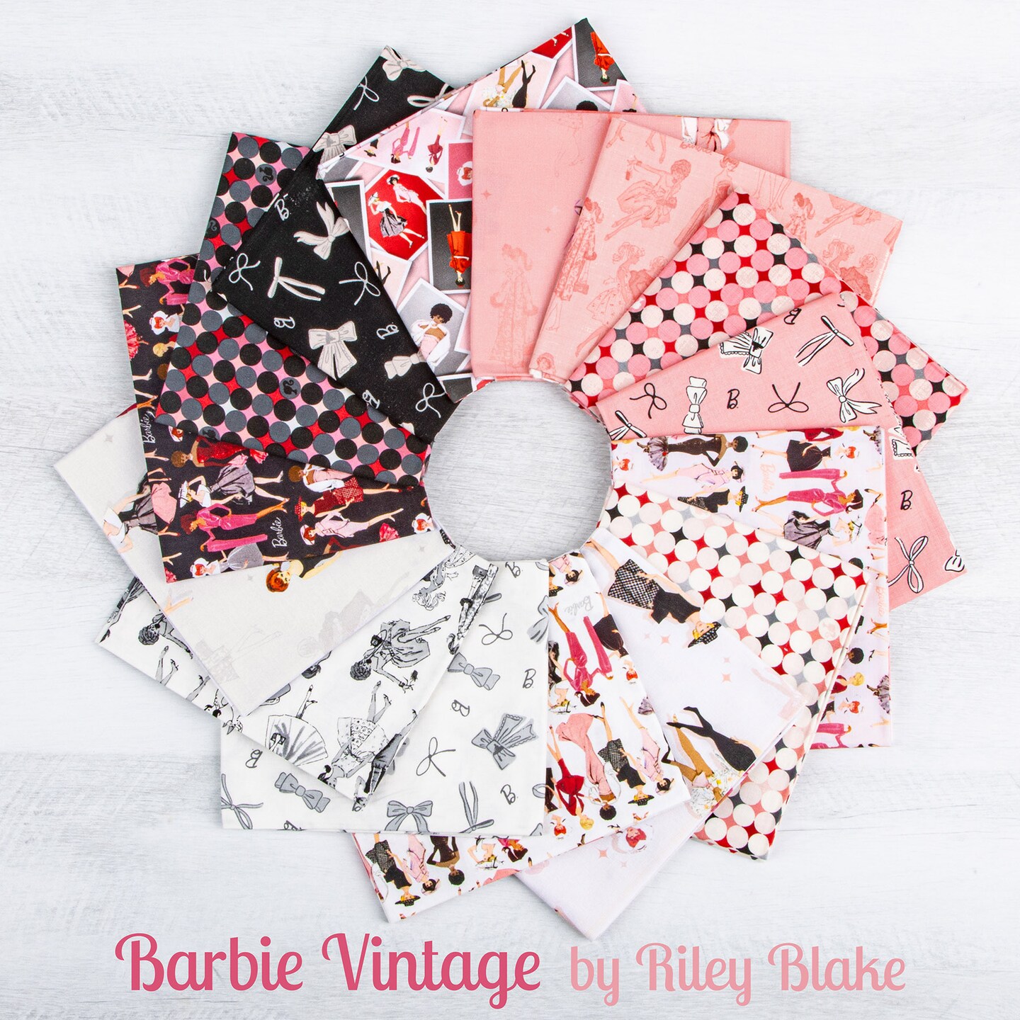 Sparkle Dots in Pink (c16894-pink) | Barbie Vintage | Riley Blake Designs | Riley Blake