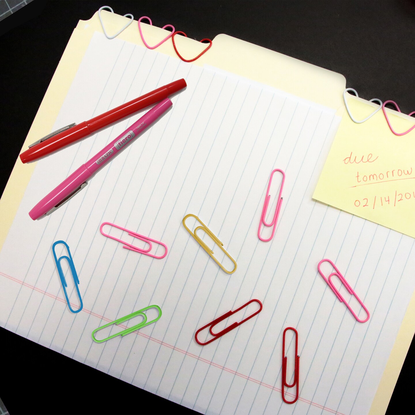 BAZIC Jumbo Paper Clips, 50 mm, Vinyl-Coated, 100 Count, 24-Pack