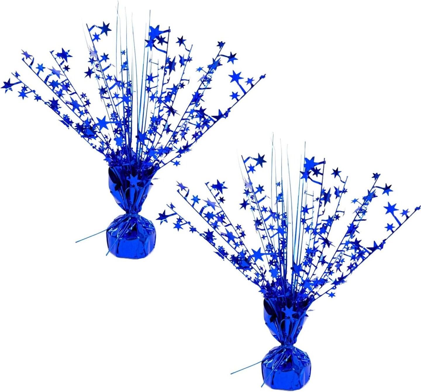 4th of July Foil Spray Centerpieces Colorful 15 3/4&#x22;