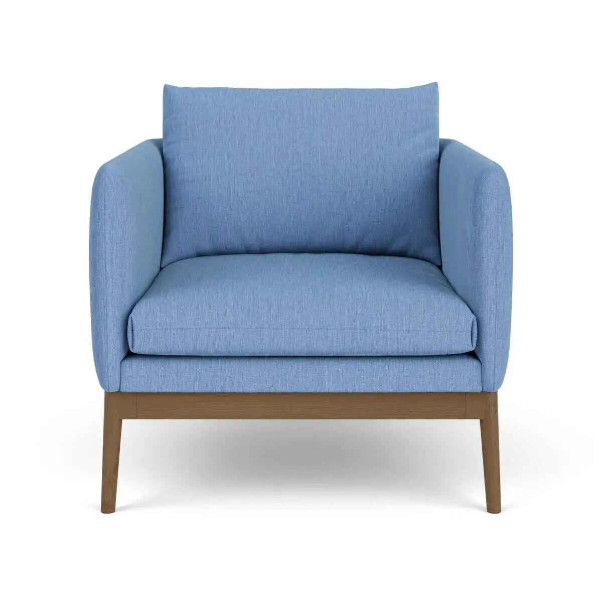 1 Yard Ocean Blue Outdoor Canvas Upholstery Fabric Durable 54 Inch Width