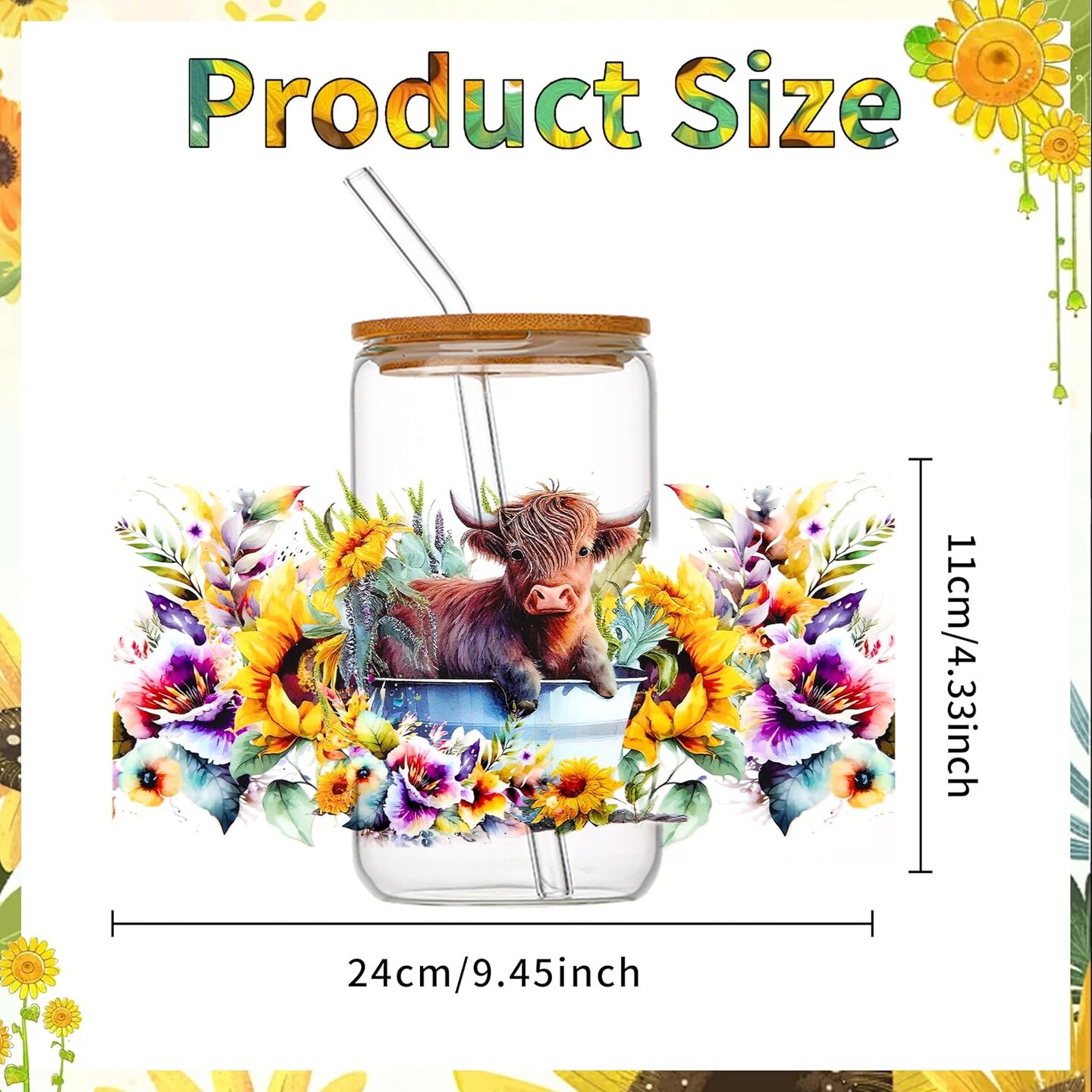 8 Sheets Rub on Transfers for DIY Crafts (Multicolor) 9.45 x 4.33 x 0.1 inches