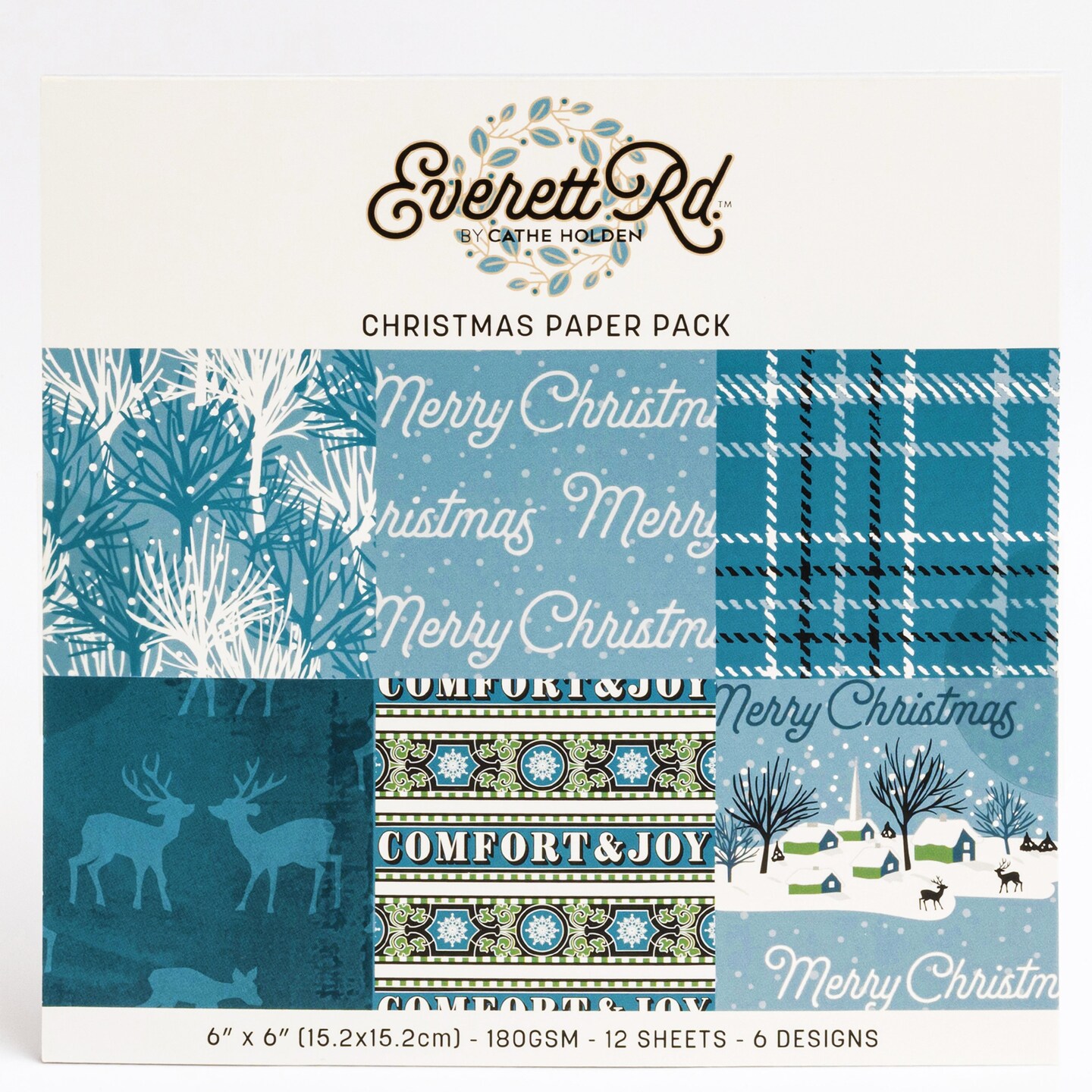 Winter Wonderland 6x6 Paper Pack Everett Rd. By Cathe Holden