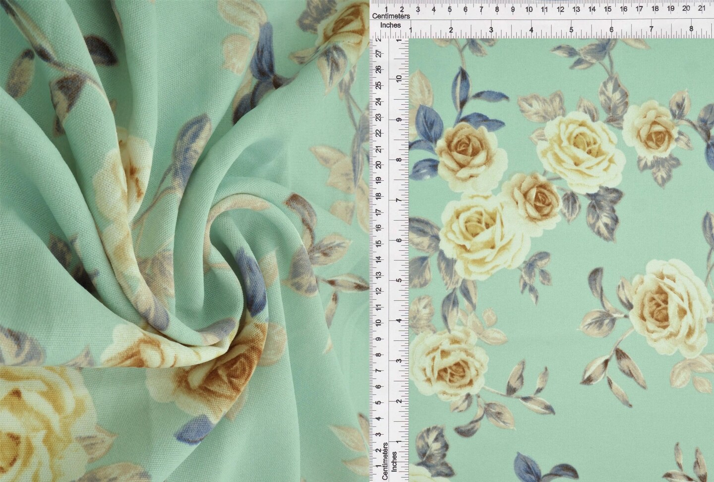 1 Yard Cey Flower Print Fabric, 58/59″ Wide 100% Polyester | Michaels