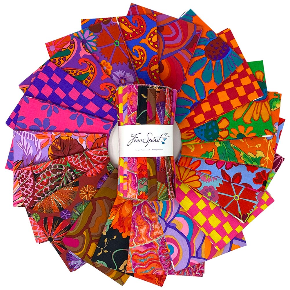 Kaffe Fassett 6&#x22; Strip Roll (Dessert Roll) in 2024 Hot by Kaffe Fassett Collective for Free Spirit (FB4DSGP.AUG24HOT)