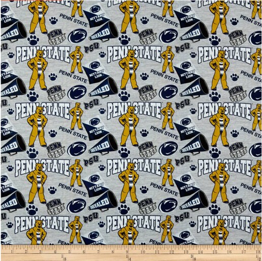 Licensed NCAA Penn State University Mascot PS-1164 Cotton Fabric by the Yard
