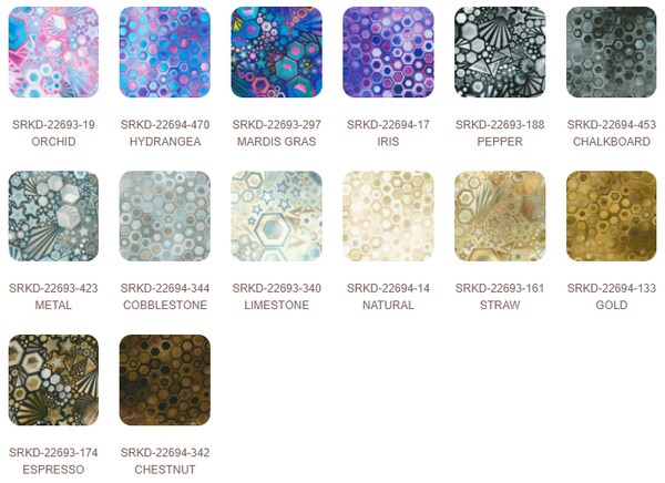 Phantasma Fat Quarter Bundle by Studio RK for Robert Kaufman (FQ-2167-32)