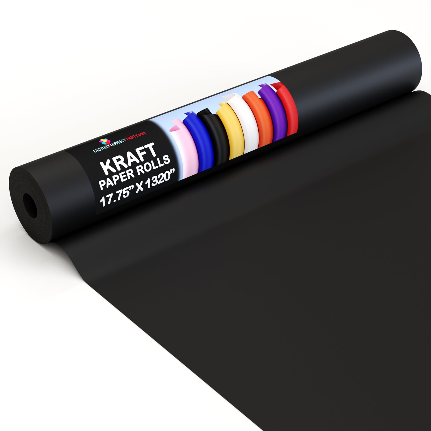 Kraft Paper Roll 17.75&#x22; X 1320&#x22; (110&#x27; Ft) Colored Paper Roll - Packing Paper Roll - Craft Supplies - Kraft Wrapping Paper Perfect as Shipping Paper Craft Paper Roll by Crown Display