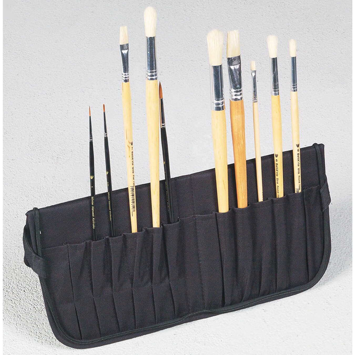 Martin Universal Design® Just Stow-It® Easel-Back Brush Case, Black
