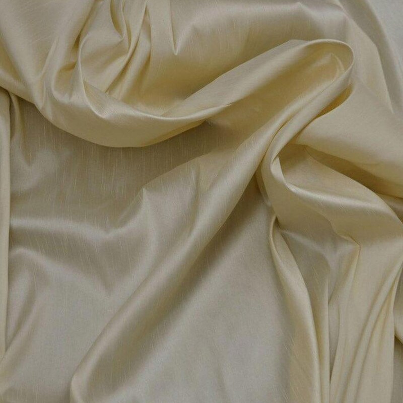 Polyester Silk Fabric Faux Silk Dupioni Fabric