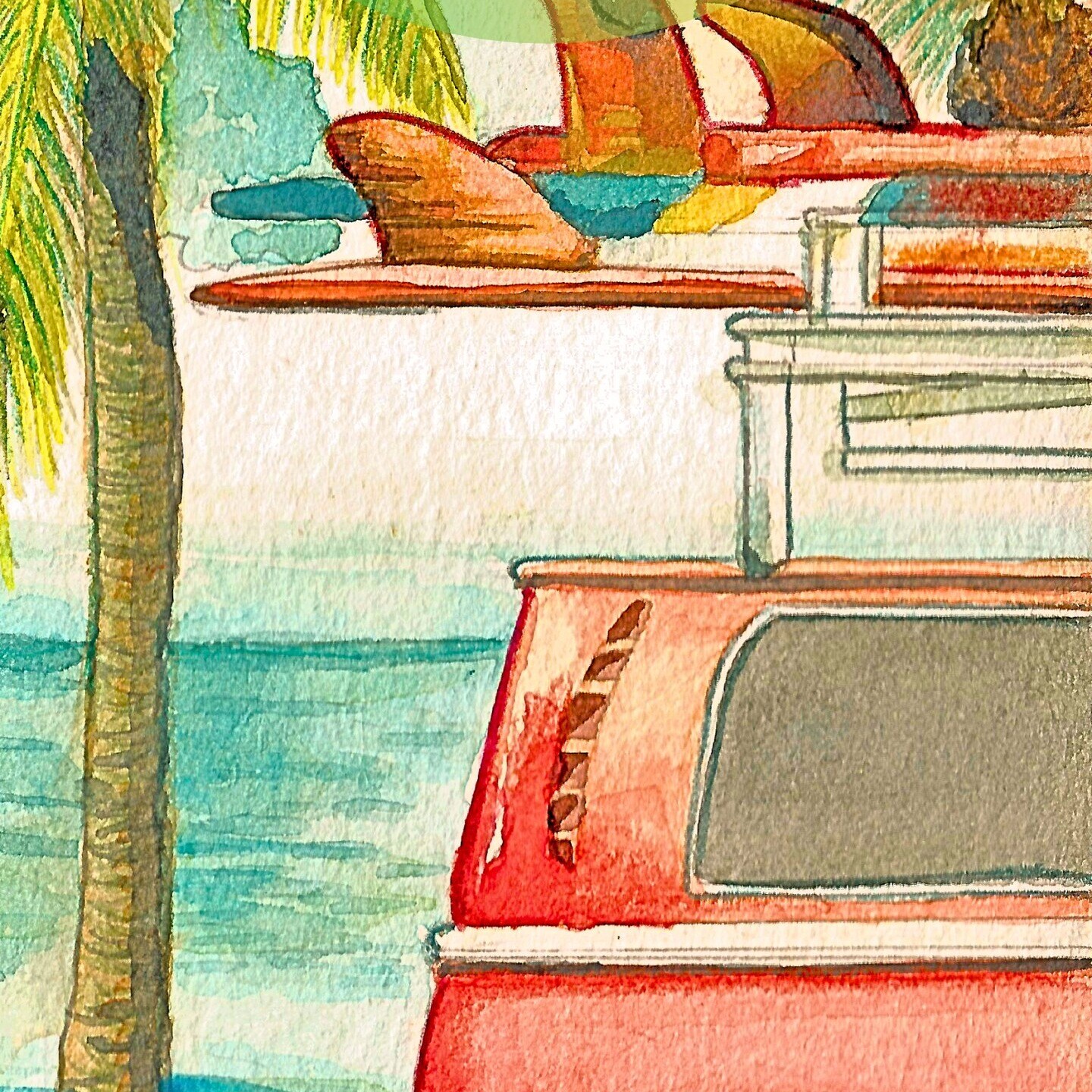 "Beach Vacation" Watercolor Gouache Course