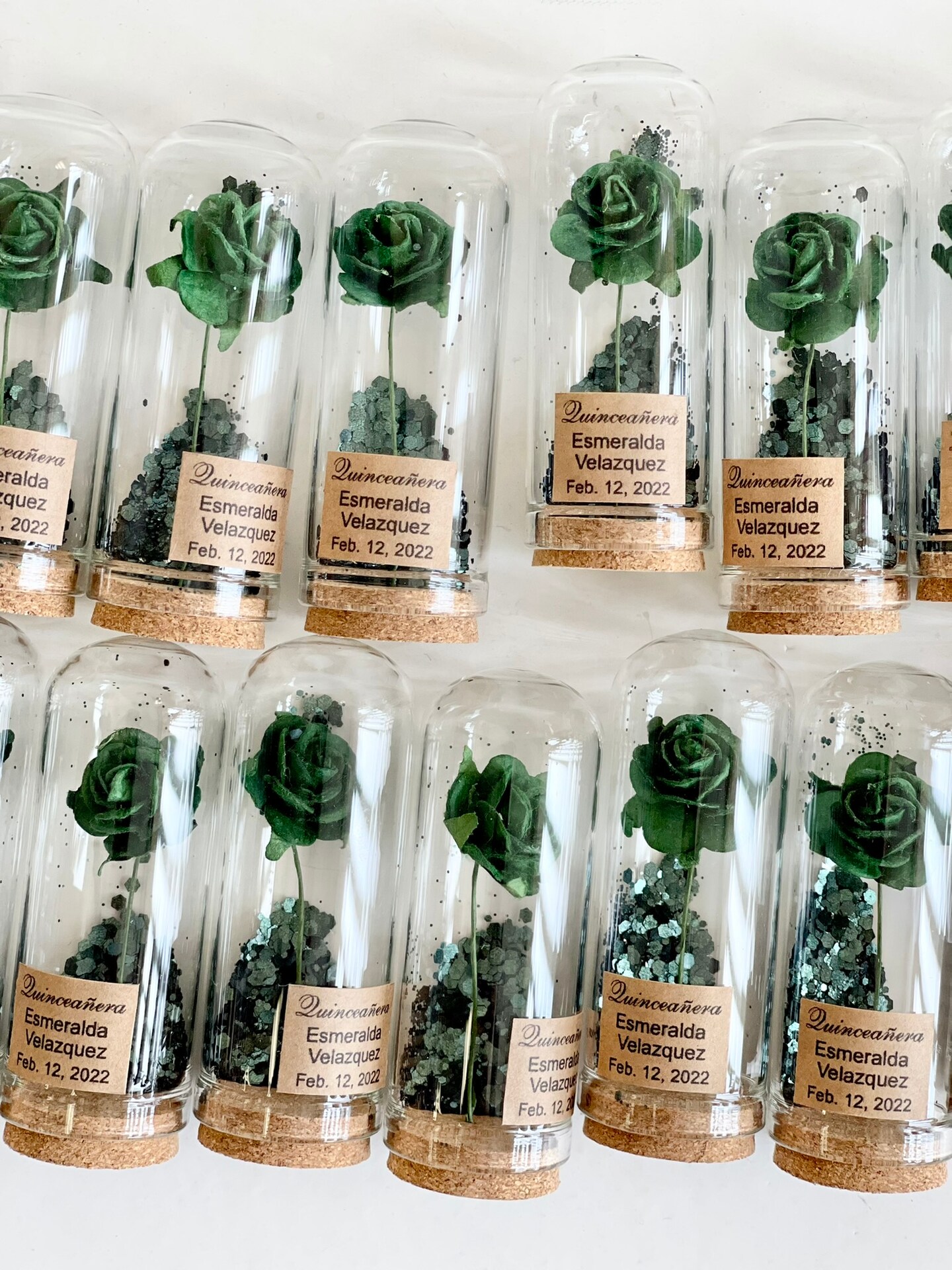 Bulk Wedding Favors for Guests, Custom Beauty and the Beast Favor, Personalized Green Party Favors, Thank You Gifts, Elegance Souvenirs product 7