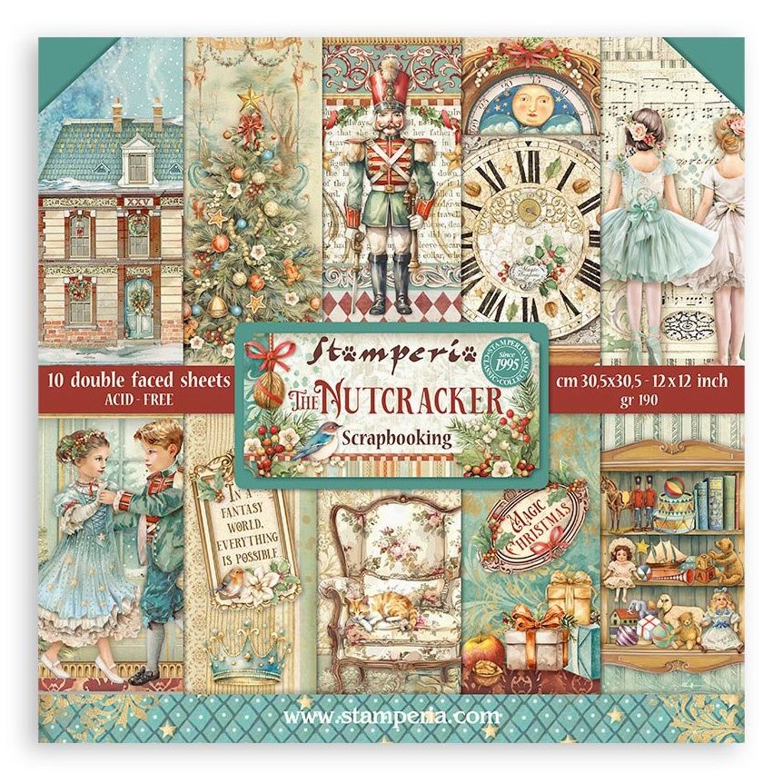 Stamperia The Nutcracker 12X12 Paper Pad