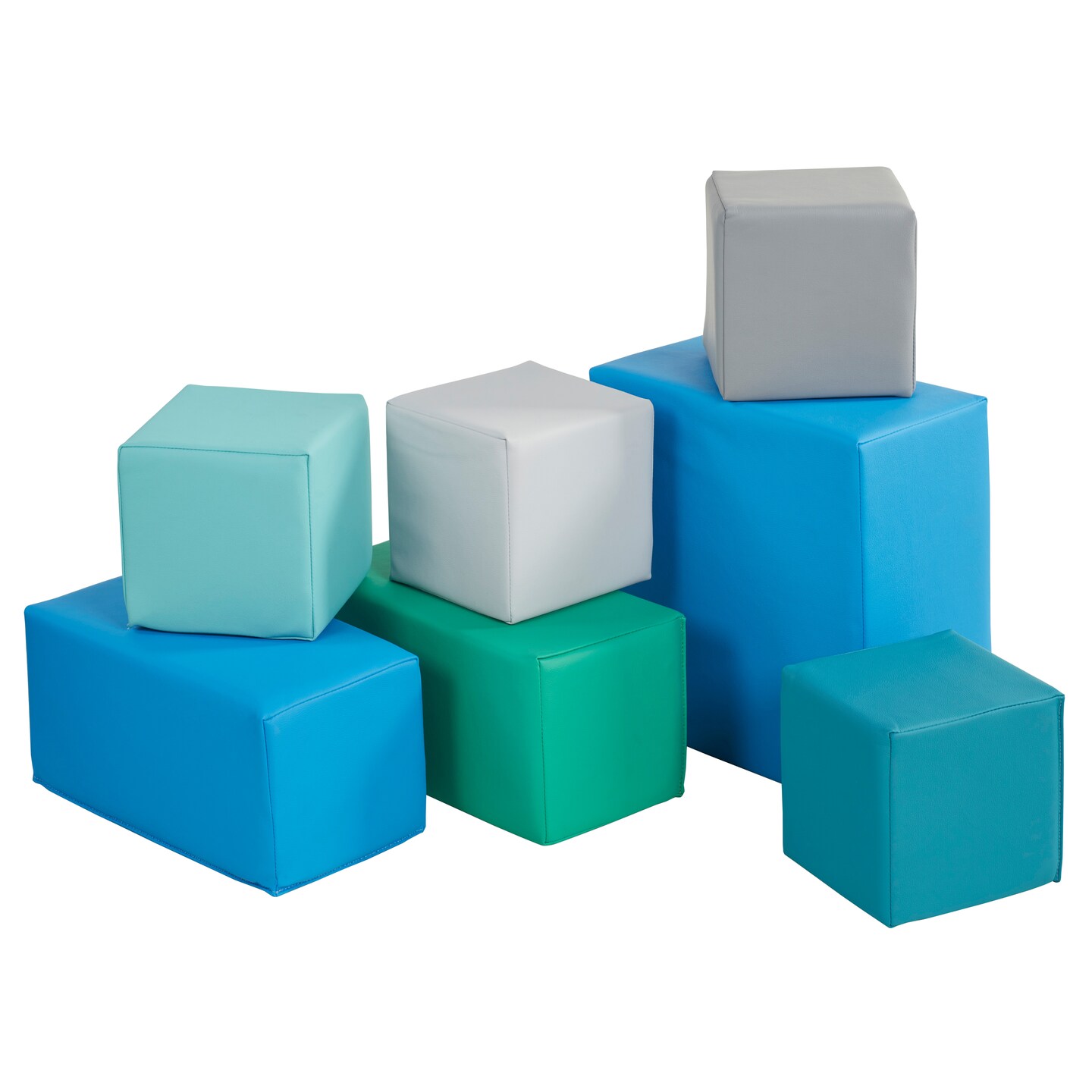 Toddler Foam Building Blocks, Foam Playset, 7-Piece