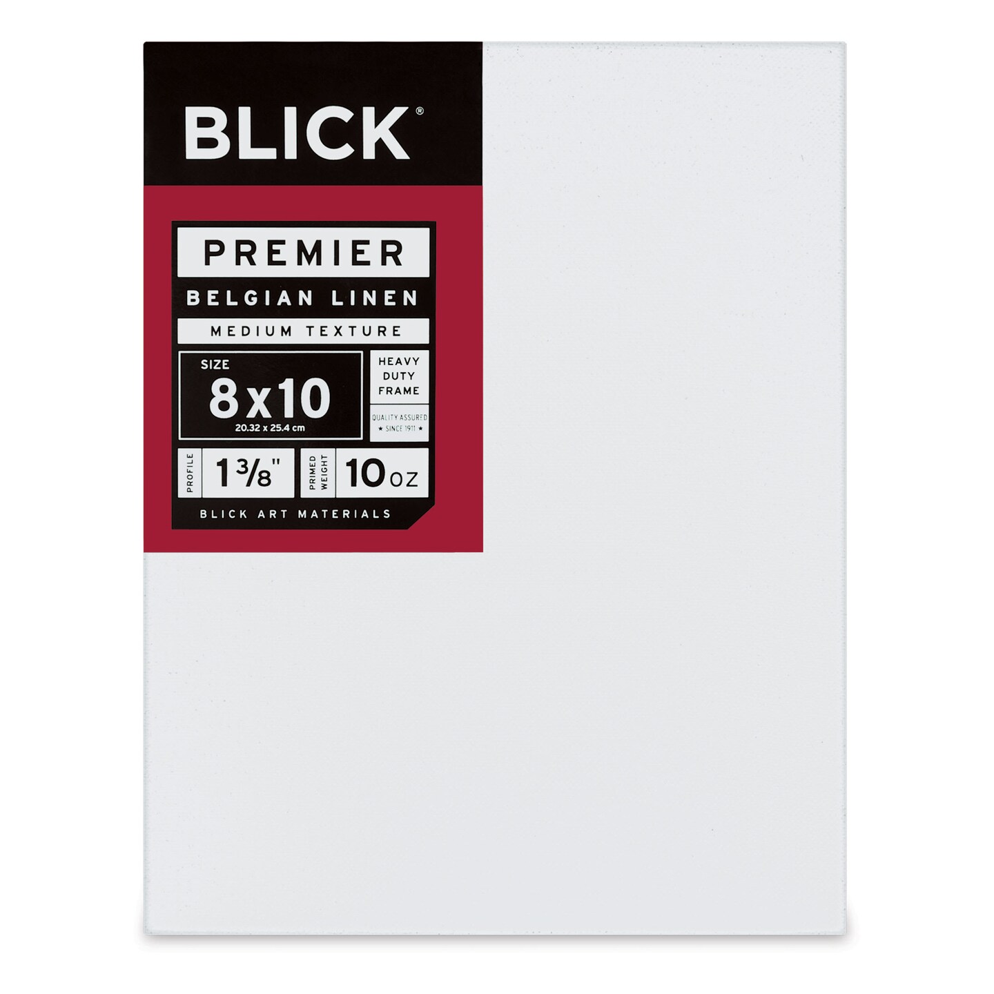 Blick Premier Belgian Linen - 8" x 10", Oil-Primed, 1-3/8" Profile