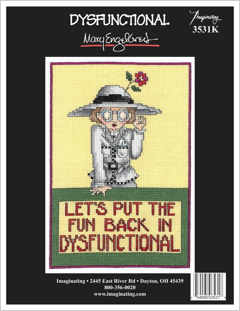 Imaginating Counted Cross Stitch Kit6"X8"-DysFUNctional Me (14 Count)