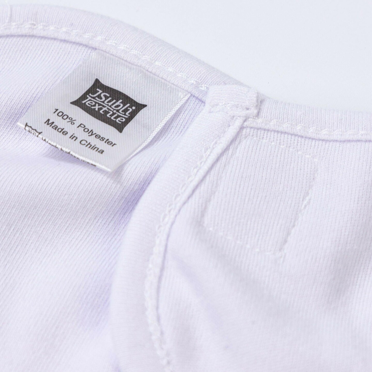 Craft Express 4-Pack Sublimation White Baby Bibs &#x2013; Soft Blanks for Custom Gifts