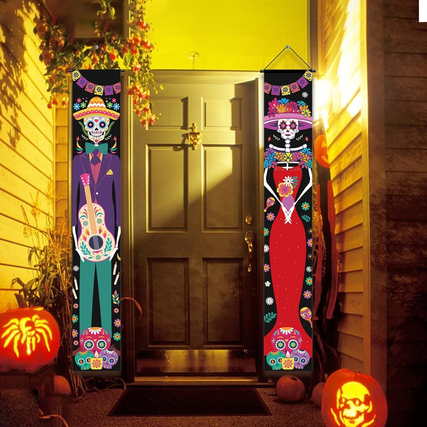 2 Pieces Day of The Dead Decorations(Day of The Dead)