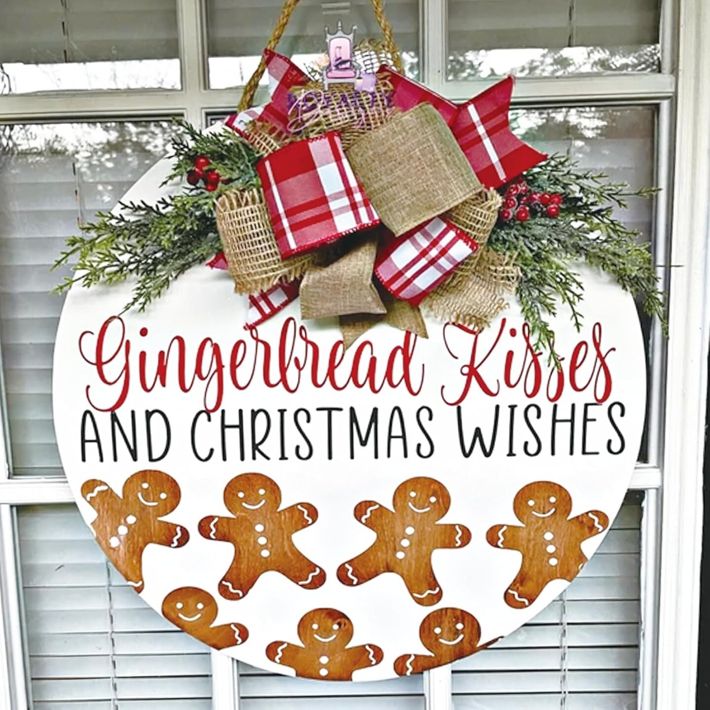 Christmas Doormat Stencils Reusable Holiday (half23) 11.8&#x22;L x 5.9&#x22;W