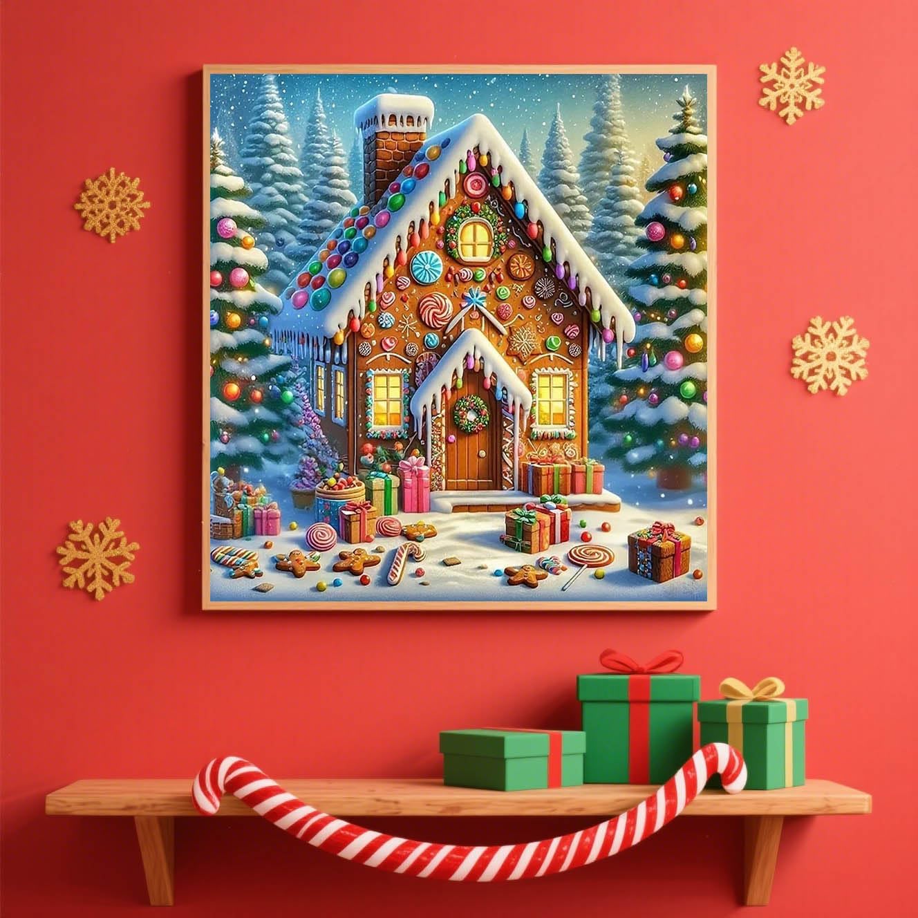Christmas Diamond Painting Kits for Adults(house)