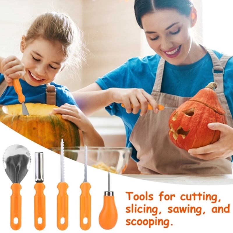 Pumpkin Sculpting Cutting Kit Halloween Decorative Tools