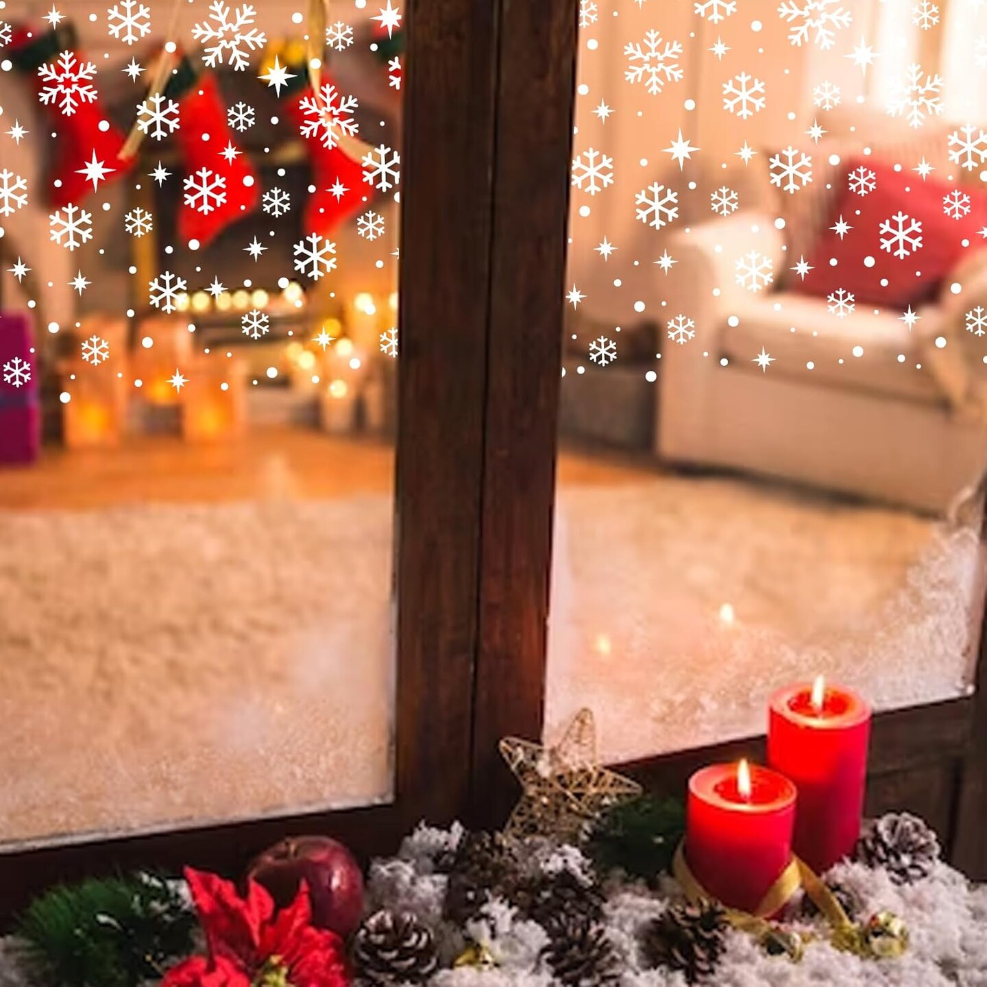 10 Pieces Christmas Stencils Reusable (10pcs A4 chrismtas) 11"L x 8"W