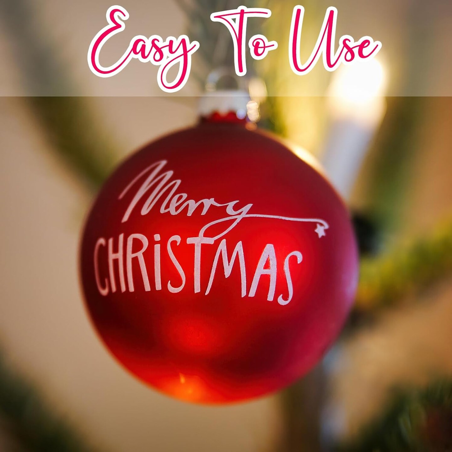 100 Pcs 2 Inch Christmas Stencils for Painting Crafts (Christmas) 2&#x22;L x 2&#x22;W